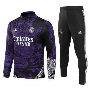 Real Madrid 2023/24 Half-Zip Adult Sweater+Pant 902