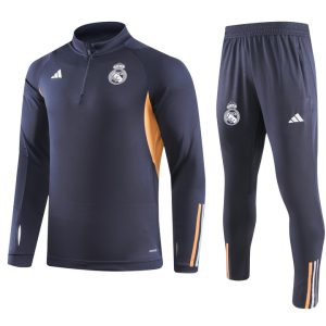 Real Madrid 2023/24 Half-Zip Adult Sweater+Pant 902
