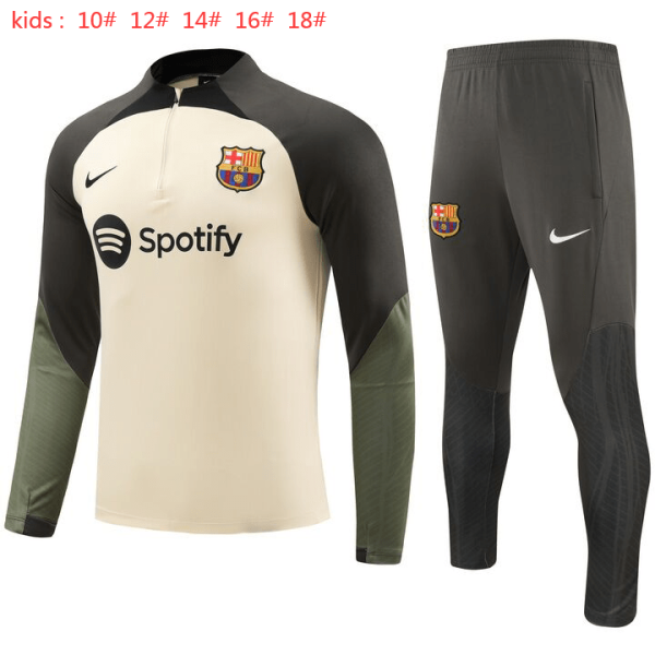 Barcelona 2023/24 Half-Zip Kids Sweater+Pant 902