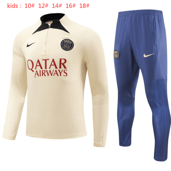 Paris Saint-Germain 2024/25 Half-Zip Kids Sweater+Pant 902
