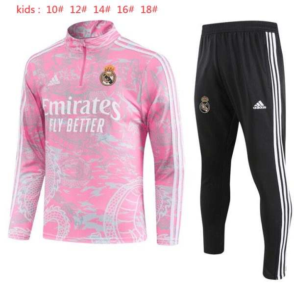Real Madrid 2023/24 Half-Zip Kids Sweater+Pant 902
