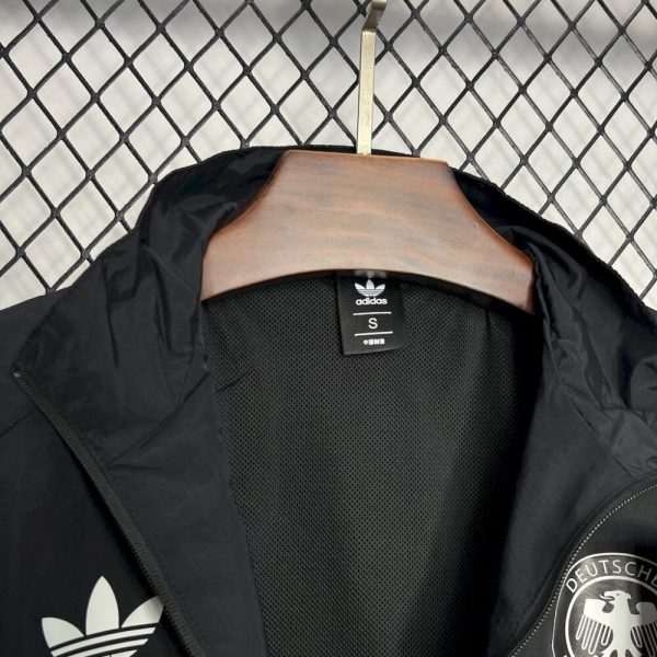 Germany 2024/25 Euro Black Windbreaker - Image 9