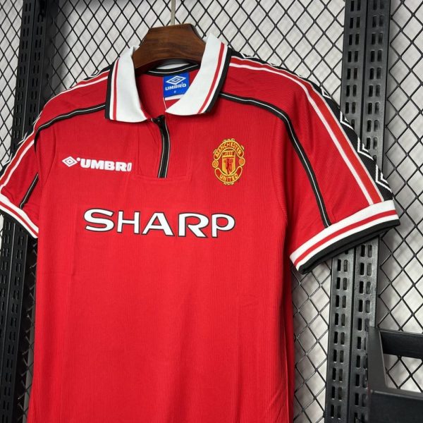 Manchester United 1998/99 Home Retro Jersey - Image 4