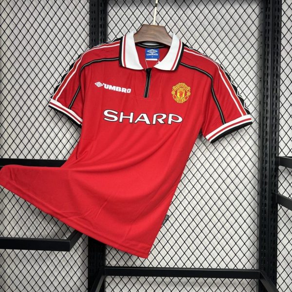 Manchester United 1998/99 Home Retro Jersey - Image 10