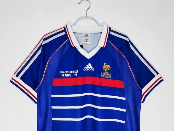 France 1998 World Cup Home Retro Jersey - Image 9