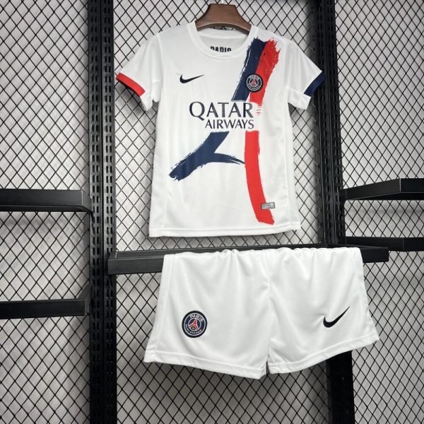 Paris Saint-Germain 2024/25 Away Kids Kit - Image 3