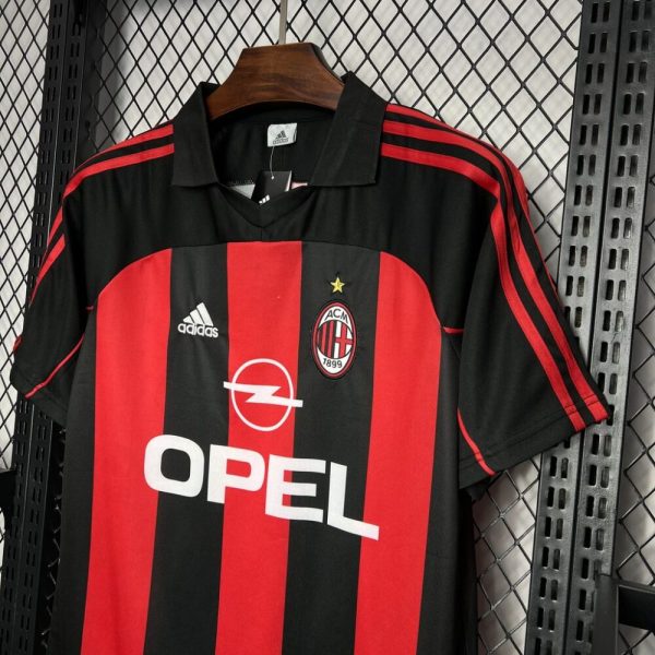 Ac Milan 2000/02 Home Retro Jersey - Image 5