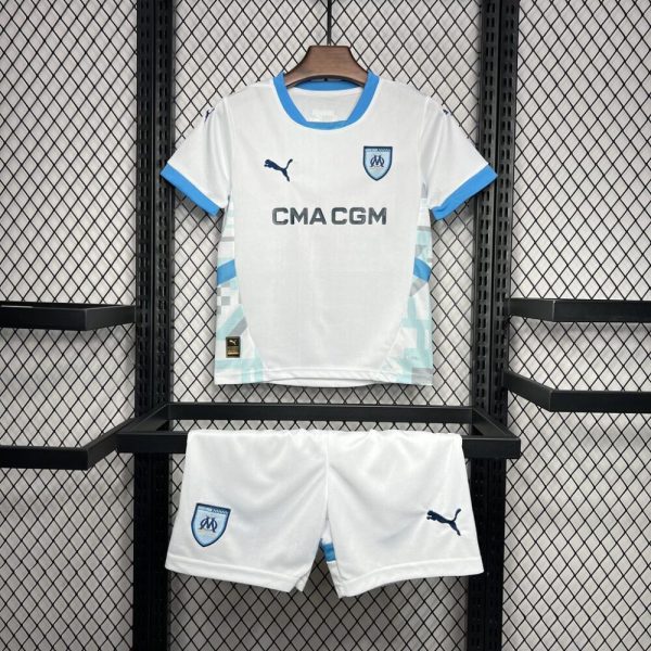 Olympique Marseille 2024/25 Home Kids Kit