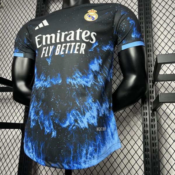 Real Madrid 2024/25 Ocean Blue Jersey Player Version - Image 6