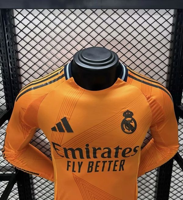 Real Madrid 2024/25 Away Long Sleeves Jersey Player Version - Image 3