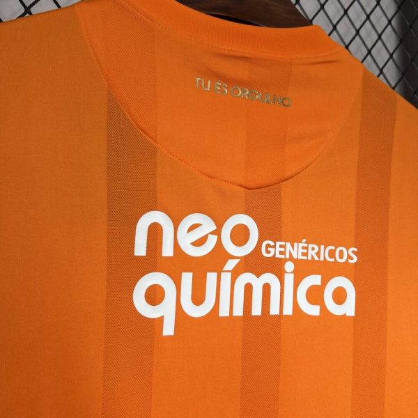 Corinthians 2010 Orange Color Retro Jersey - Image 3