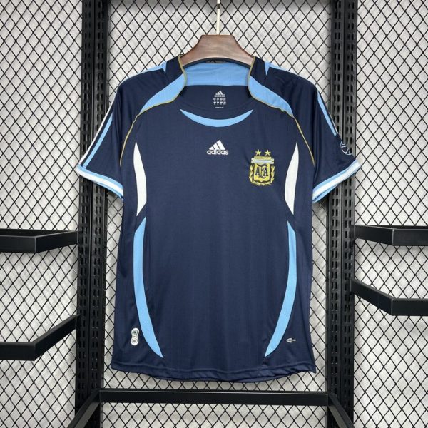 Argentina 2006 World Cup Away Retro Jersey - Image 3