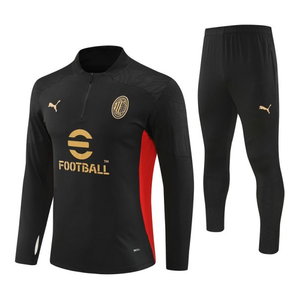 Ac Milan 2024/25 Half-Zip Adult Sweater+Pant 14001