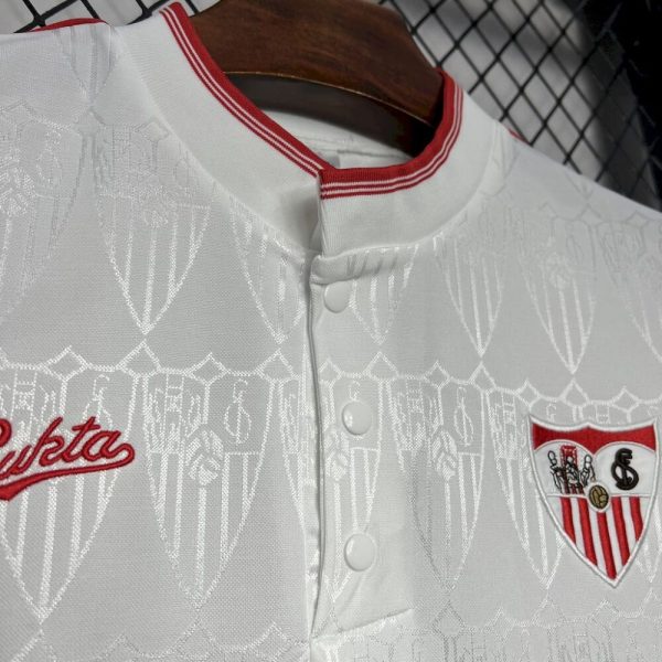 Sevilla Fc 1991/92 Home Retro Jersey - Image 8