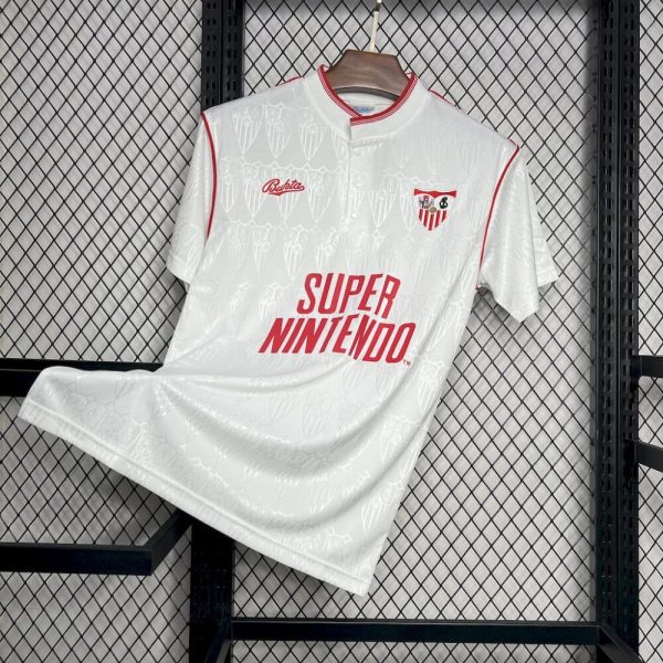 Sevilla Fc 1991/92 Home Retro Jersey
