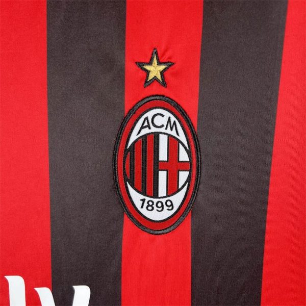 Ac Milan 2017/18 Home Retro Jersey - Image 8
