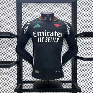 Arsenal 2024/25 Away Long Sleeves Jersey Player Version