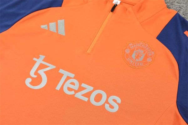 Manchester United 2024/25 Half-Zip Adult Sweater+Pant 14001 - Image 7