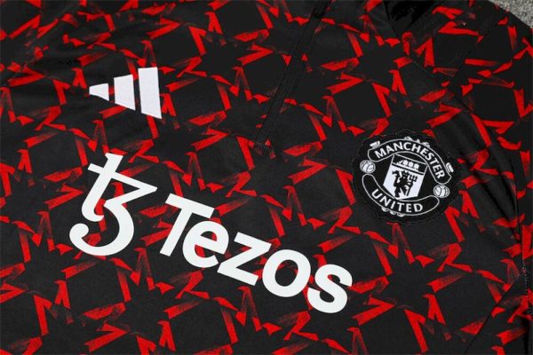 Manchester United 2024/25 Half-Zip Adult Sweater+Pant 14001 - Image 7
