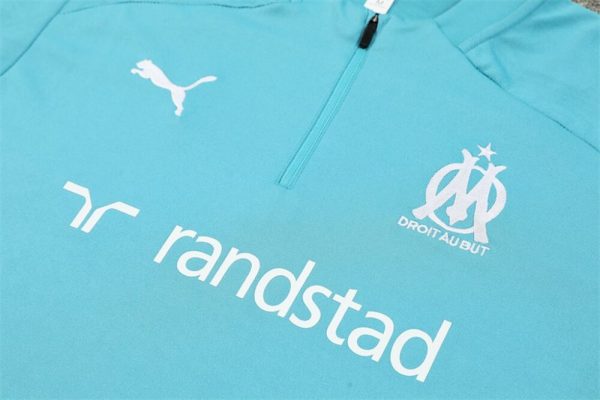 Olympique Marseille 2024/25 Half-Zip Adult Sweater+Pant 14001 - Image 4