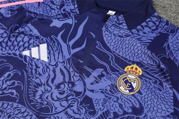 Real Madrid 2024/25 Half-Zip Adult Sweater+Pant 14001 - Image 6