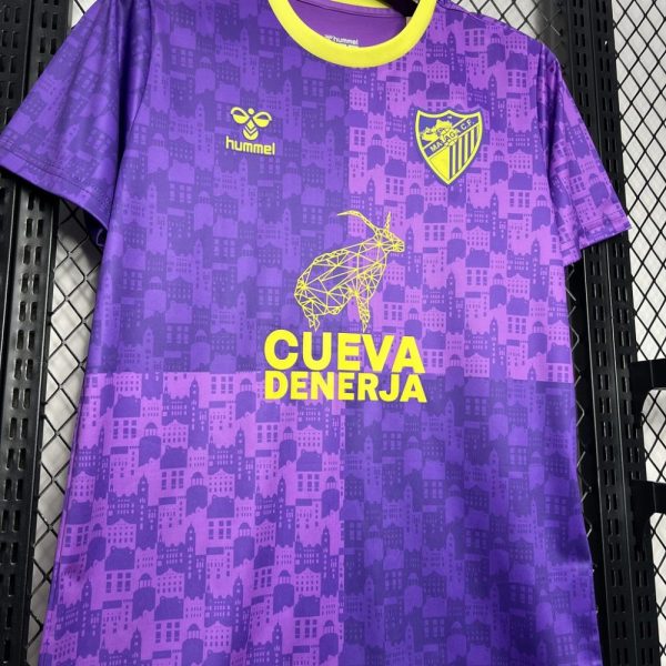 Malaga 2024/25 Purple Pre-Match Training Jersey - Image 3