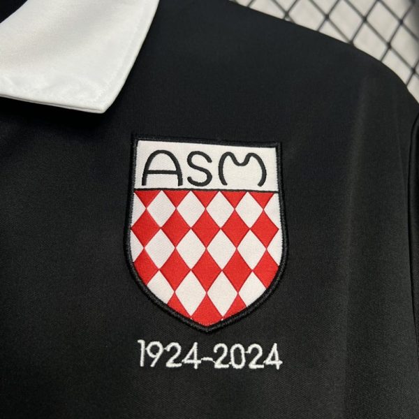 As Monaco 2024/25 Black Commemorative Edition Jersey - Image 5