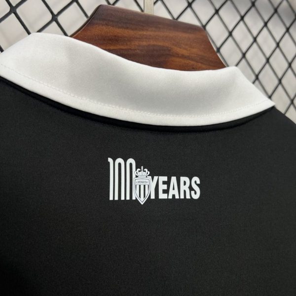 As Monaco 2024/25 Black Commemorative Edition Jersey - Image 3