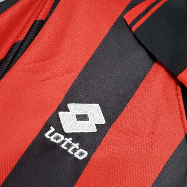 Ac Milan 1996/97 Home Retro Jersey - Image 8