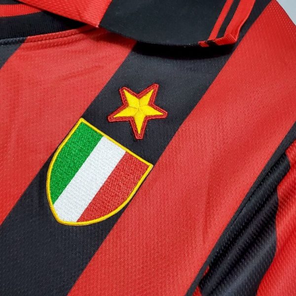Ac Milan 1996/97 Home Retro Jersey - Image 7