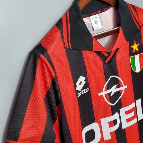Ac Milan 1996/97 Home Retro Jersey - Image 4