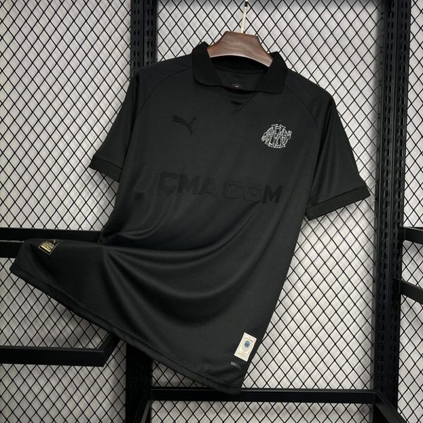 Olympique De Marseille 125Th Anniversary Black Jersey