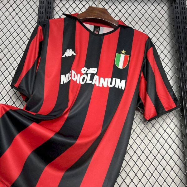 Ac Milan 1988/89 Home Retro Jersey - Image 3