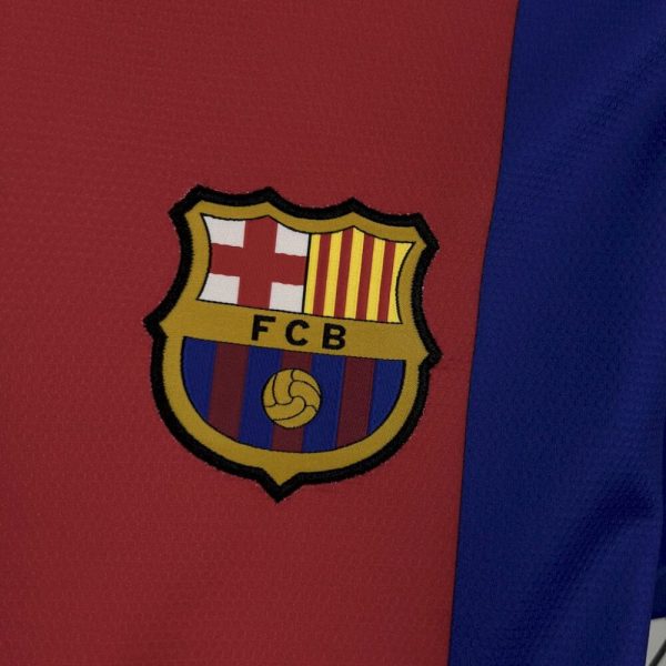 Barcelona 2006/07 Home Retro Jersey - Image 5