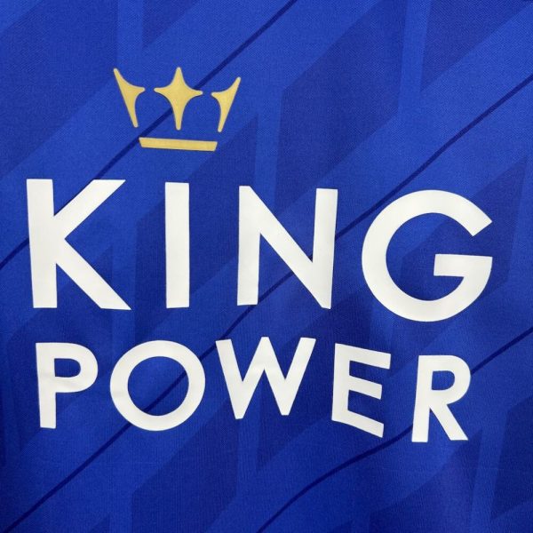 Leicester City 2018/19 Home Retro Jersey - Image 6