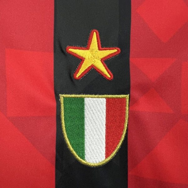 Ac Milan 1995/96 Home Retro Jersey - Image 5