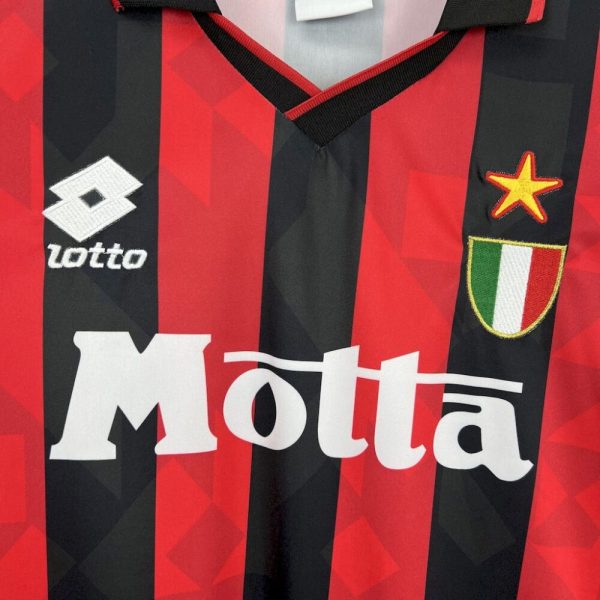 Ac Milan 1995/96 Home Retro Jersey - Image 4