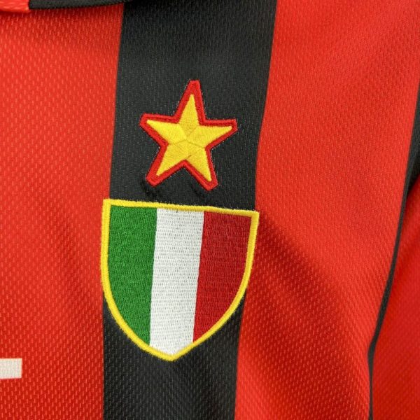 Ac Milan 1996/97 Home Retro Jersey - Image 5