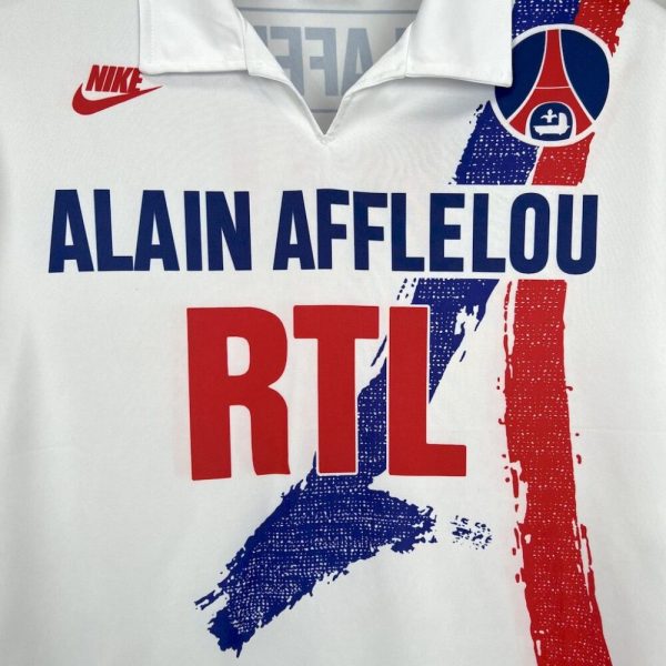 Paris Saint-Germain 1991/92 Away Retro Jersey - Image 6