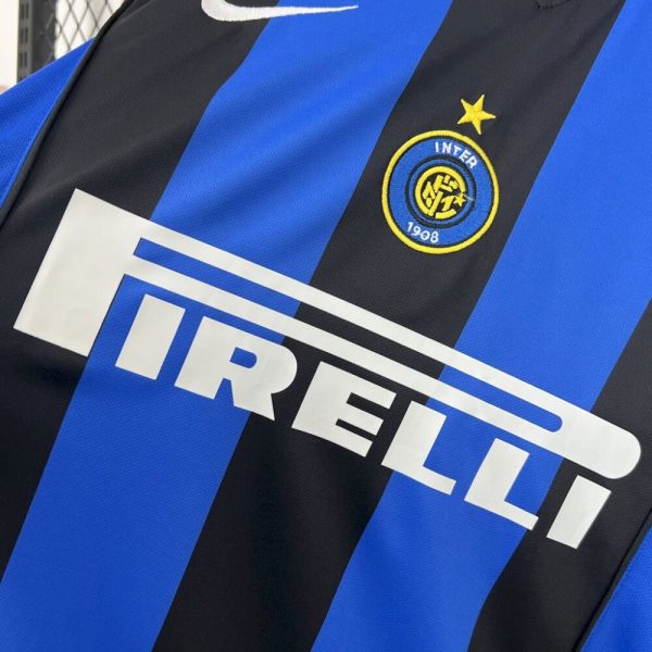 Inter Milan 2004/05 Home Long Sleeves Retro Jersey - Image 4