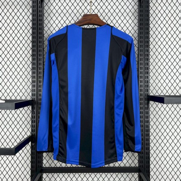 Inter Milan 2004/05 Home Long Sleeves Retro Jersey - Image 2