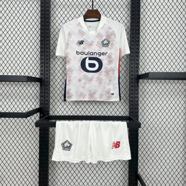 Lille Osc 2024/25 Away Jersey Kids Kit