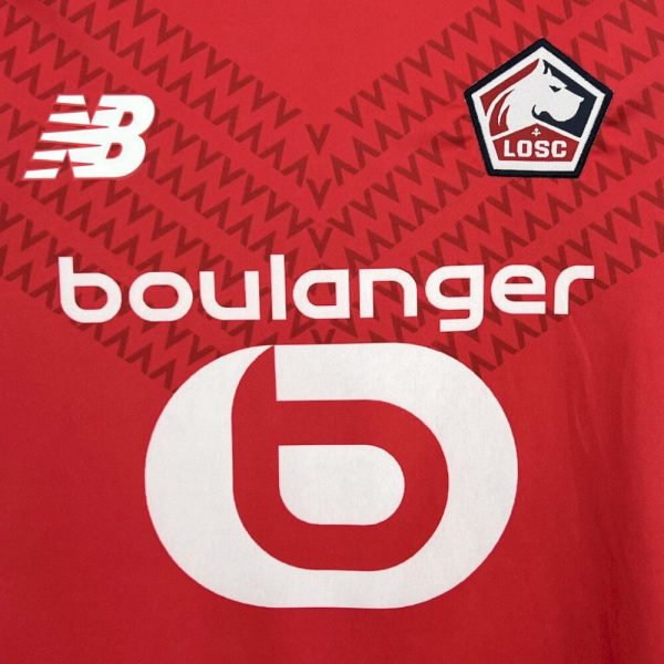 Lille Osc 2024/25 Home Jersey Kids Kit - Image 9