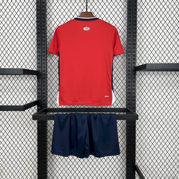 Lille Osc 2024/25 Home Jersey Kids Kit - Image 2