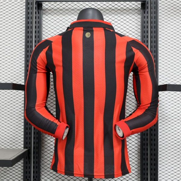 Ac Milan 2024/25 125Th Anniversary Edition Retro Long Sleeves Jersey Player Version - Image 2