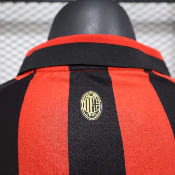 Ac Milan 2024/25 125Th Anniversary Edition Retro Long Sleeves Jersey Player Version - Image 3