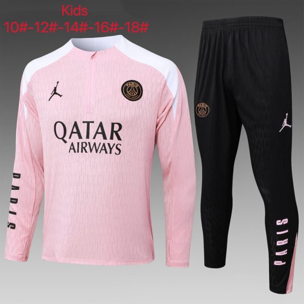 Paris Saint-Germain 2024/25 Half-Zip Kids Sweater+Pant 815