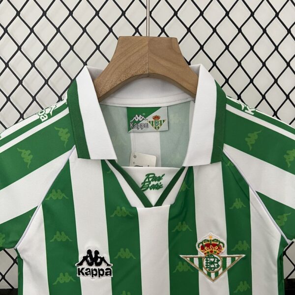 Benfica  1995/97 Home Kids Retro Jersey And Shorts - Image 4