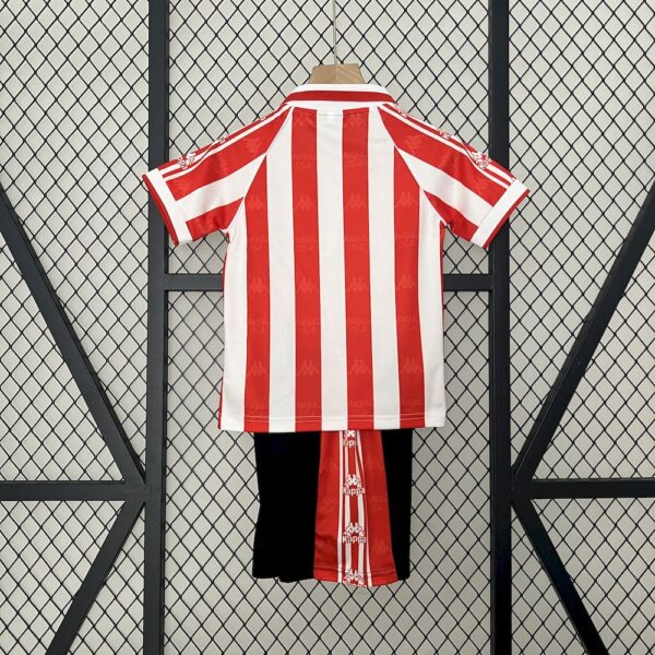 Athletic Bilbao 1995/97 Home Kids Retro Jersey And Shorts - Image 2
