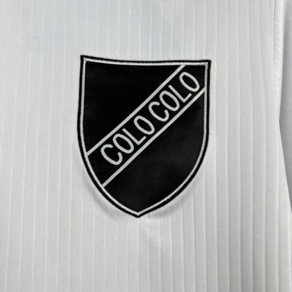 Colo Colo 2025/26 Casual Retro Style White Jersey - Image 5